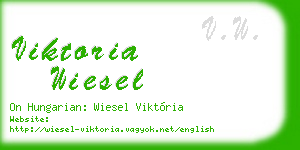 viktoria wiesel business card